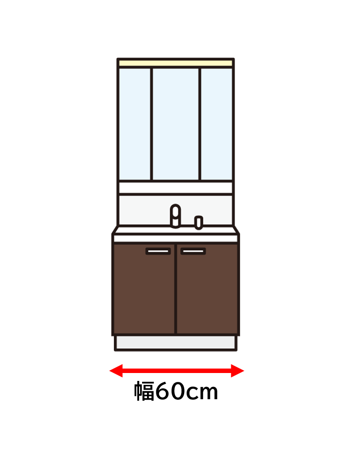 クリナップ洗面台 BGA(600㎜)
